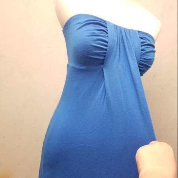 Anthropologie Bordeaux tube top dress size XS (M10) - Picture 4 of 8